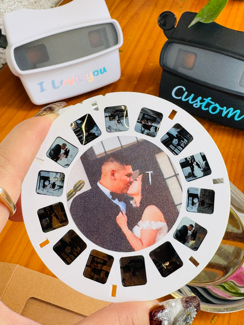 Custom View-Master Reel,Personalized ViewFinder, Birthday Gift, Wedding Gift, Anniversary Gift, Father's Day Gift,Mother's Day Gift