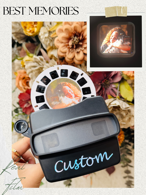 Custom View-Master Reel,Personalized ViewFinder, Birthday Gift, Wedding Gift, Anniversary Gift, Father's Day Gift,Mother's Day Gift
